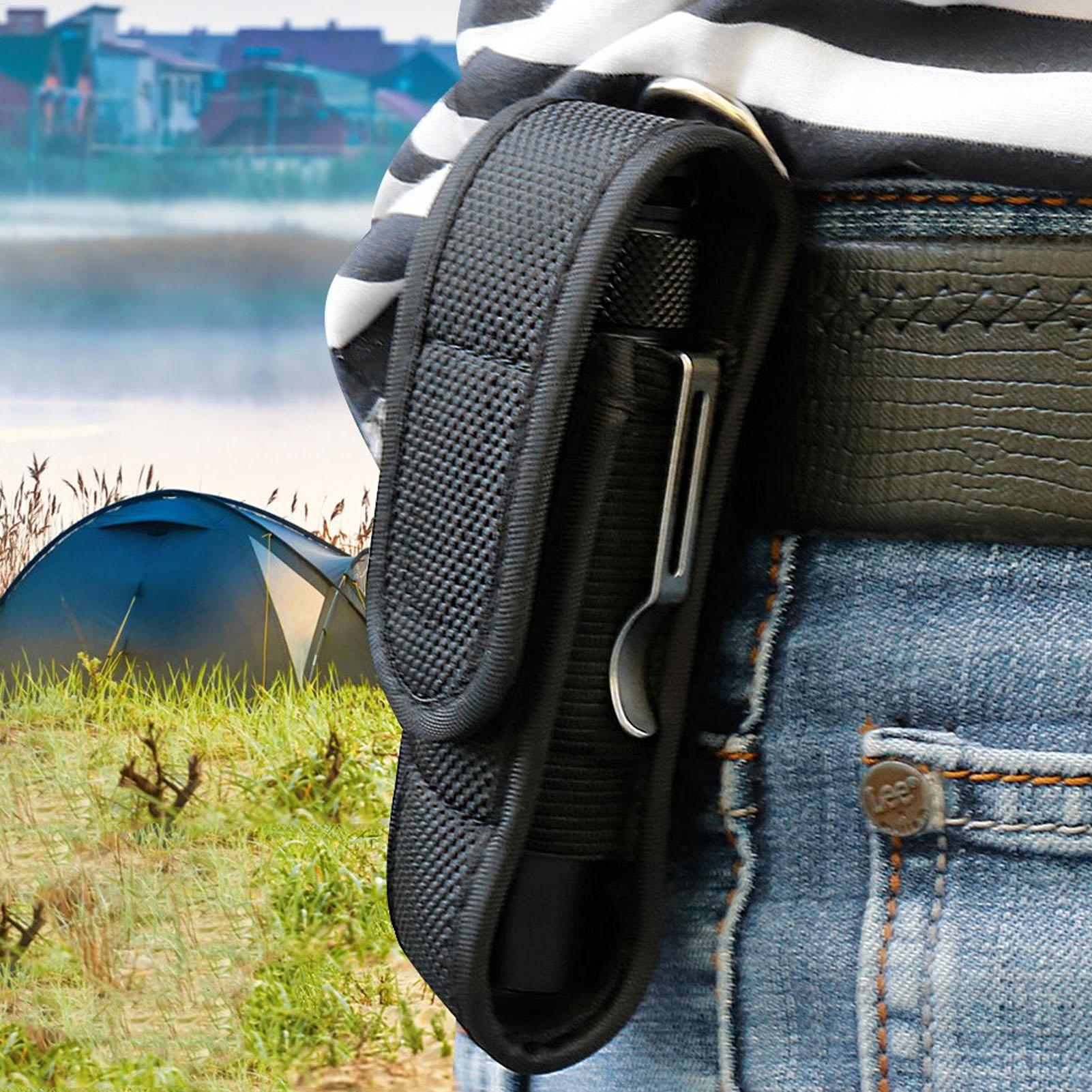 Outdoor Hunting Bag - Защитный чехол для светодиодного фонарика, кожаный