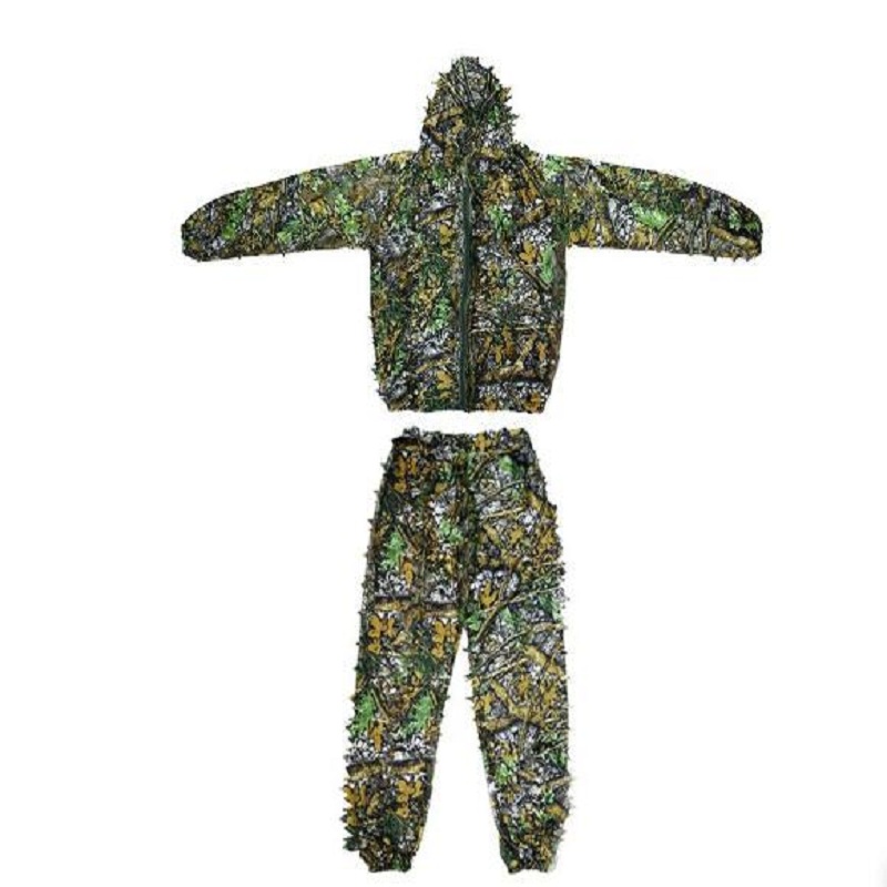 Camouflage Hunting Jacket - 3D охотничья одежда, снайперский камуфляжный маскировочный
