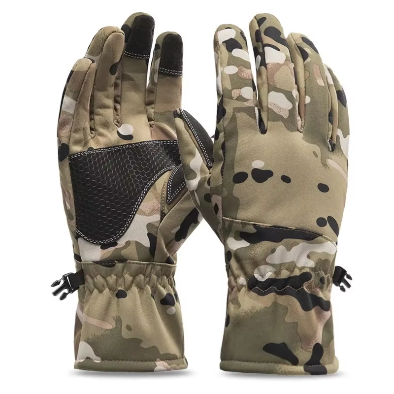Outdoor Hunting Gloves - Тактические уличные камуфляжные теплые нескользящие перчатки