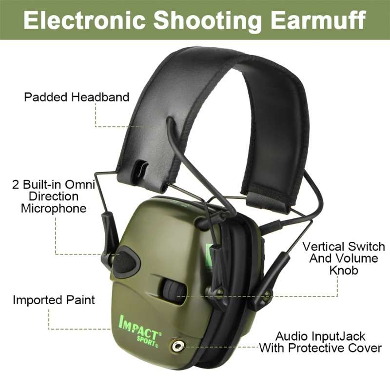 Тактические электронные наушни – обзор и цена Shooting Ear Muff