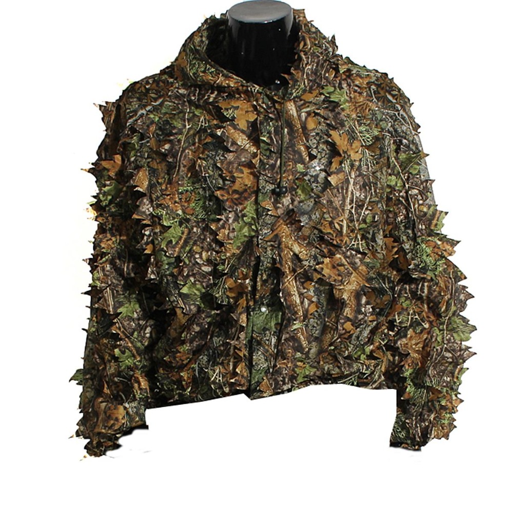 Взрослый 3D листья бионический – обзор и цена Camouflage Hunting Jacket